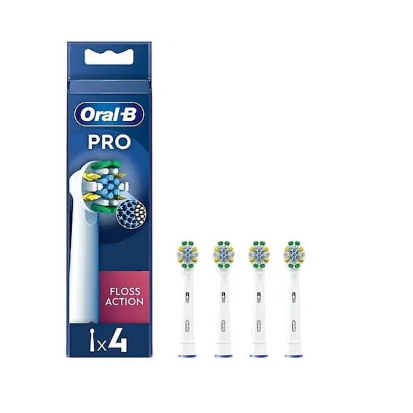 Изображение товара ORAL-B Насадки для электрической зубной щетки FlossAction, 4 шт.