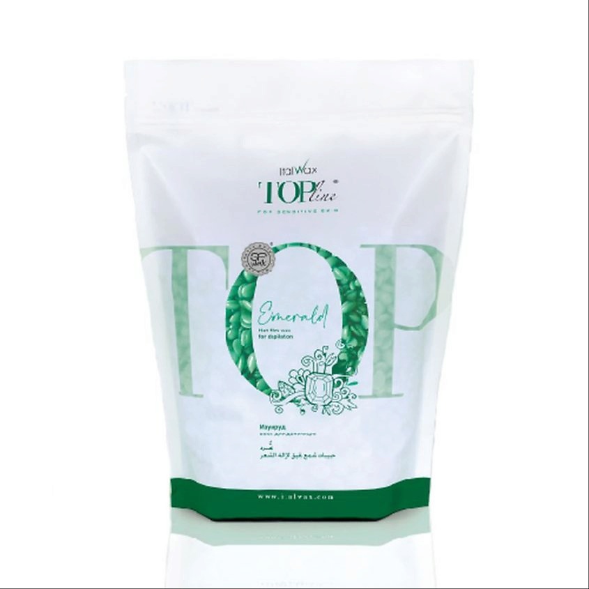 Изображение товара ITALWAX Воск горячий (пленочный) Top Line Emerald гранулы, 750 г