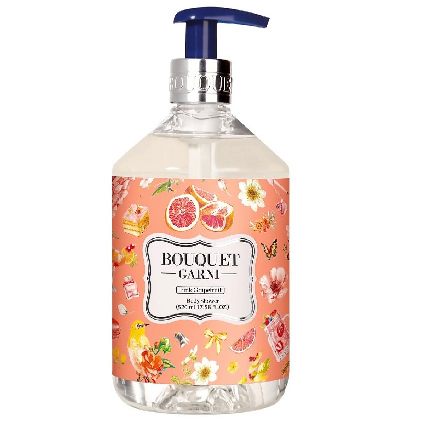 Изображение товара BOUQUET GARNI Гель для тела с ароматом Розовый грейпфрут, 500 мл