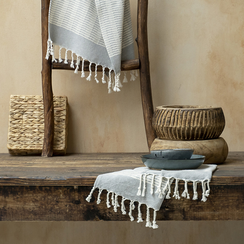 Изображение товара PASIONARIA Комплект полотенец "Карс" 2х45х90 см, Серый; 2 шт