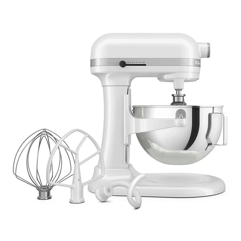 Изображение товара KITCHENAID Кухонный комбайн 5,2L HEAVY DUTY 5KSM55SXXEWH, Белый