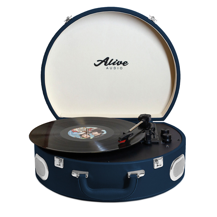 Изображение товара ALIVE AUDIO Виниловый проигрыватель MOVIE Ocean Deep c Bluetooth, 1 шт.