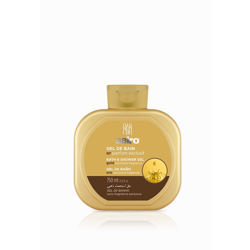 Изображение товара SAIRO Гель для душа Голд 750 мл - Увлажняющий крем-гель без парабенов