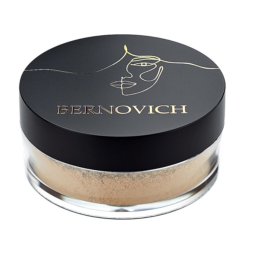 Изображение товара Пудра рассыпчатая BERNOVICH New № 04 с сатиновым эффектом для сияния лица