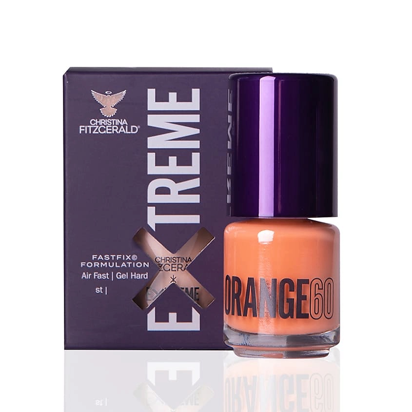 Изображение товара CHRISTINA FITZGERALD Лак для ногтей NAIL POLISH EXTREME, ORANGE 60, 15 мл