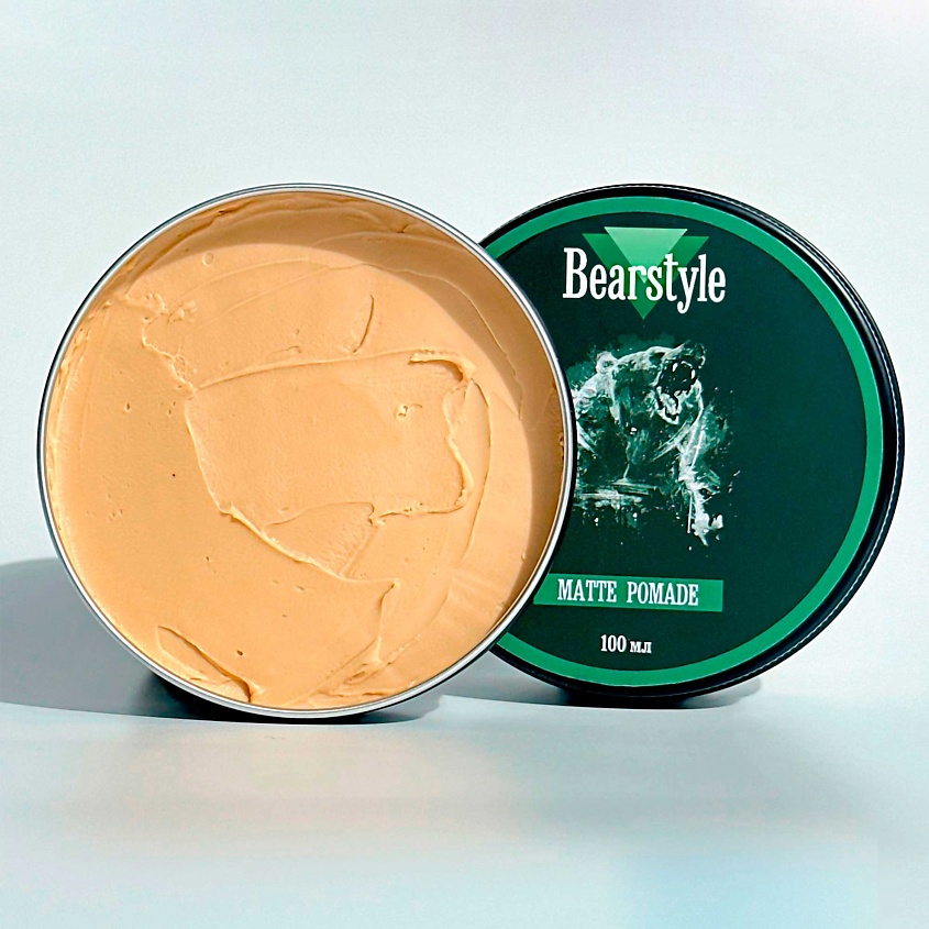 Изображение товара BEARSTYLE Матовая помада для волос мужская для укладки, 100 мл