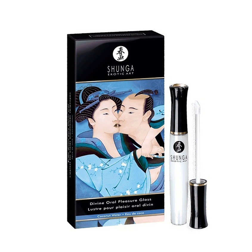 Изображение товара SHUNGA Блеск для губ Божественное удовольствие Кокос, 10 мл