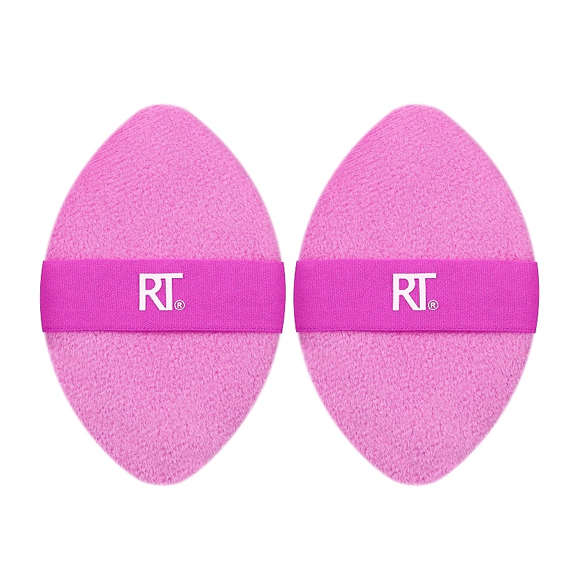 Изображение товара REAL TECHNIQUES Набор двусторонних пуховок для пудры, 2 шт.