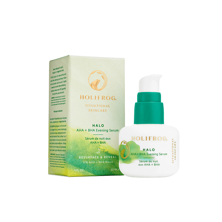 Изображение товара HOLIFROG Обновляющая кислотная сыворотка Halo AHA + BHA Evening Serum, 30 мл