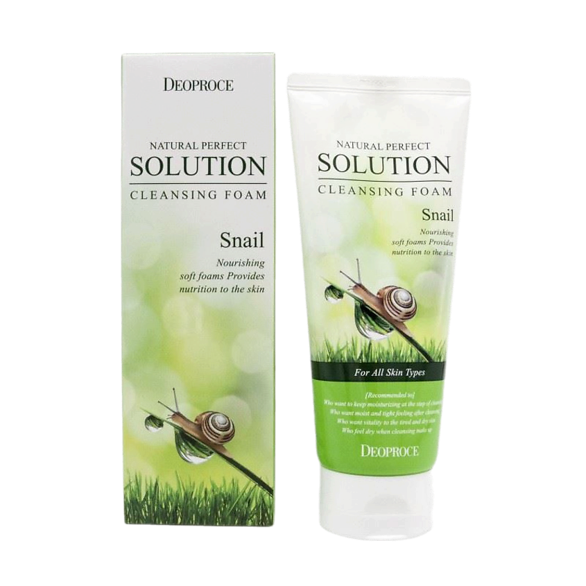 Изображение товара Пенка для умывания с муцином улитки 170 г DEOPROCE для зрелой кожи