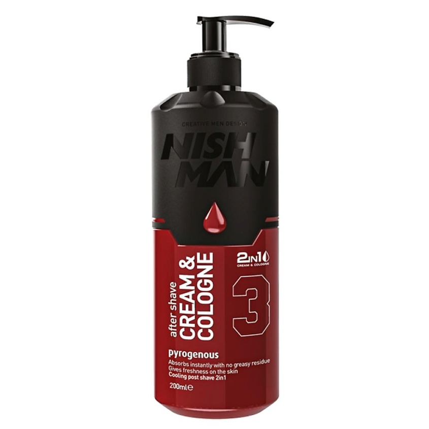 Изображение товара NISHMAN Крем одеколон после бритья 03 Pyrogenous, 200 мл