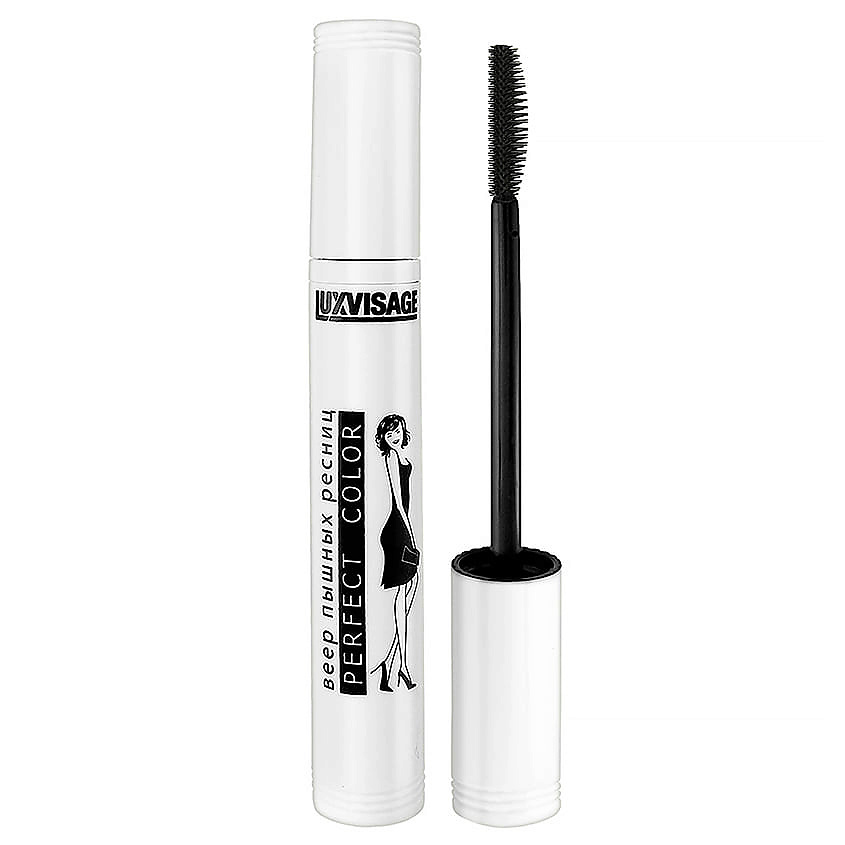 Изображение товара LUXVISAGE Тушь для ресниц Perfect Color 9 г черная удлиняющая и объемная