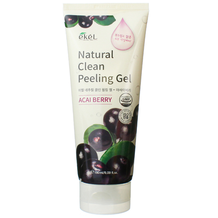 Изображение товара EKEL Гель для умывания скатка с Ягодами Асаи Gel Asai Berry, 180 мл