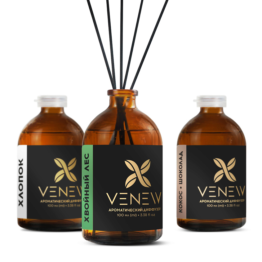 Изображение товара VENEW Набор диффузоров для дома, 3х100 мл