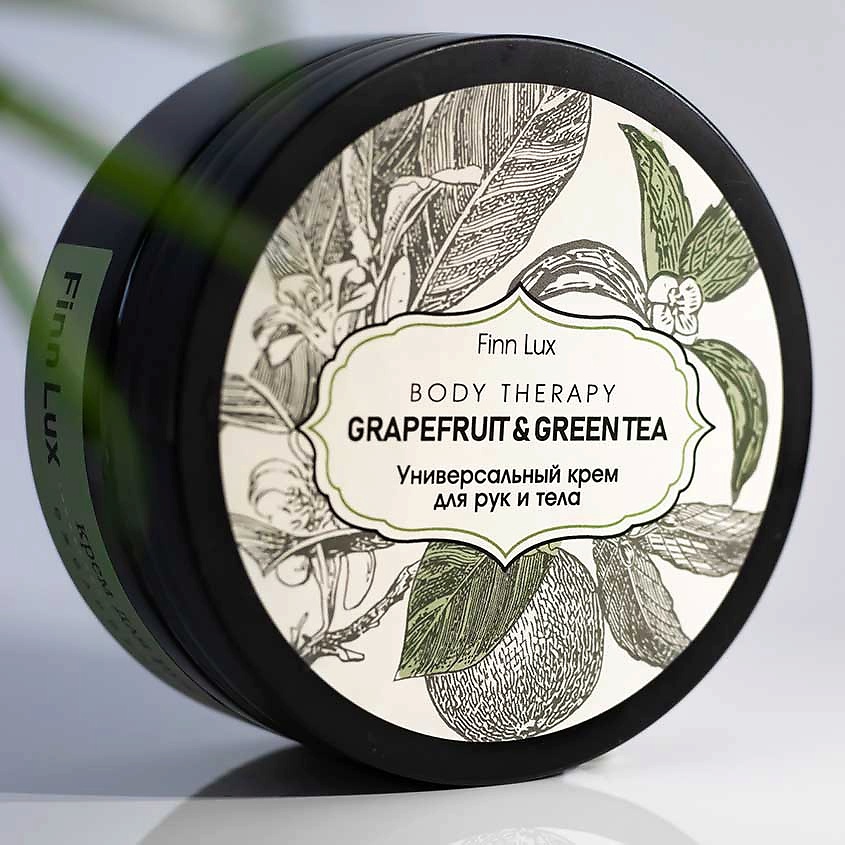 Изображение товара FINNLUX Крем для рук и тела питательный GRAPEFRUIT & GREEN TEA, 150 g