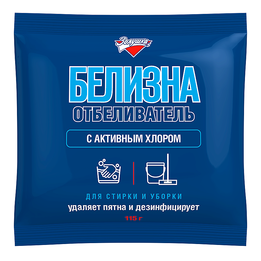 Изображение товара ЗОЛУШКА Отбеливатель Белизна с активным хлором, 115 г