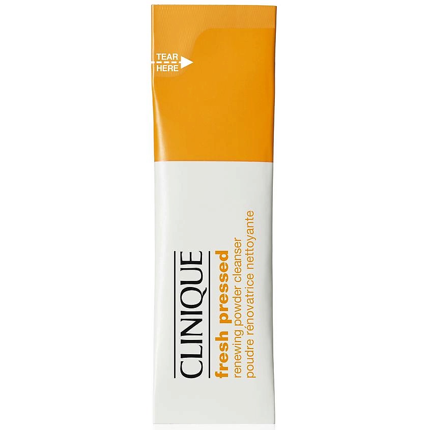 Изображение товара CLINIQUE Обновляющее очищающее средство с содержанием чистого Витамина С Clinique Fresh Pressed Renewing Powder Cleanser with Pure Vitamin C, 28 х 0,5 г