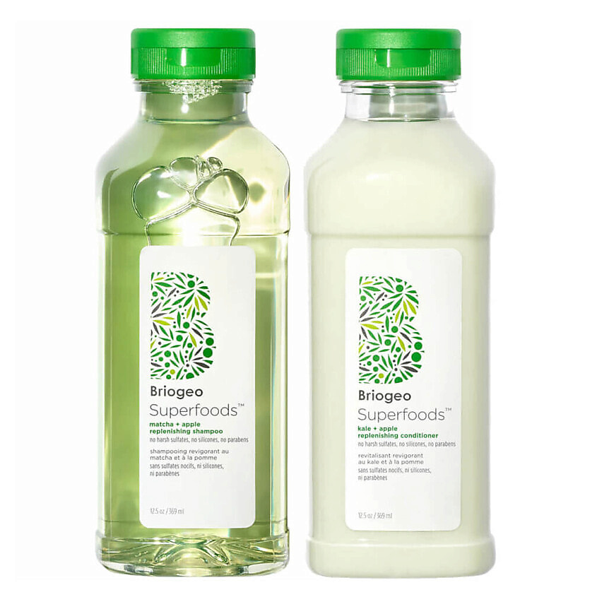 Изображение товара BRIOGEO Набор: Шампунь и кондиционер Superfood, 369 мл + 369 мл