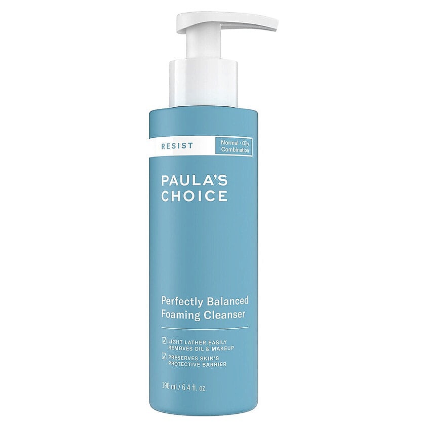 Изображение товара PAULA'S CHOICE Пенка для лица Resist Perfectly Balanced Foaming Cleanser, 190 мл