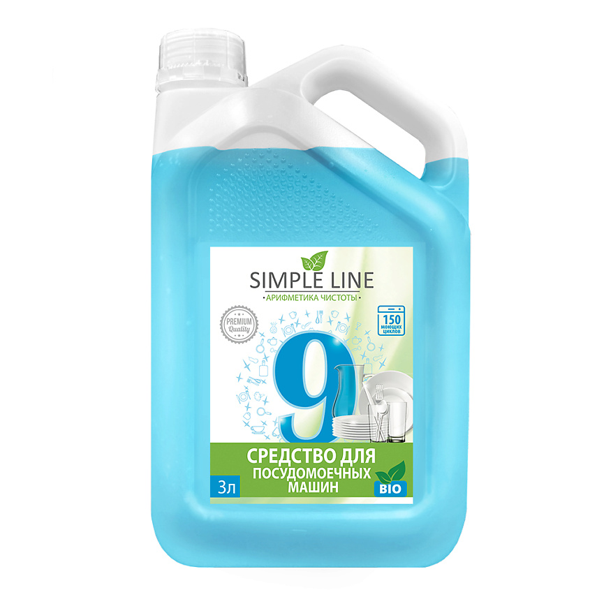 Изображение товара SIMPLE LINE Моющее средство для посудомоечной машины, 3000 мл