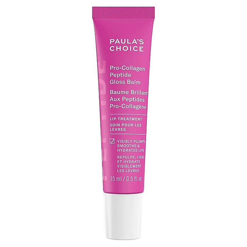 Изображение товара PAULA'S CHOICE Увлажняющий бальзам для губ Pro-Collagen Peptide Gloss Balm, Светло-розовый
