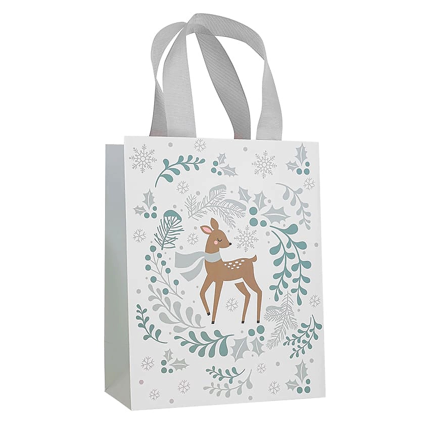 Изображение товара Подарочный пакет Winter Deer от TWINKLE стильный зимний дизайн для подарков