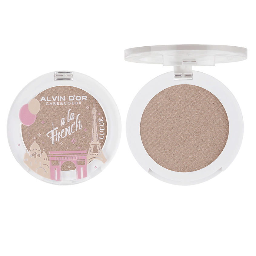 Изображение товара ALVIN D’OR Хайлайтер для лица Surligneur Lueur A LA FRENCH, 02 Goldish