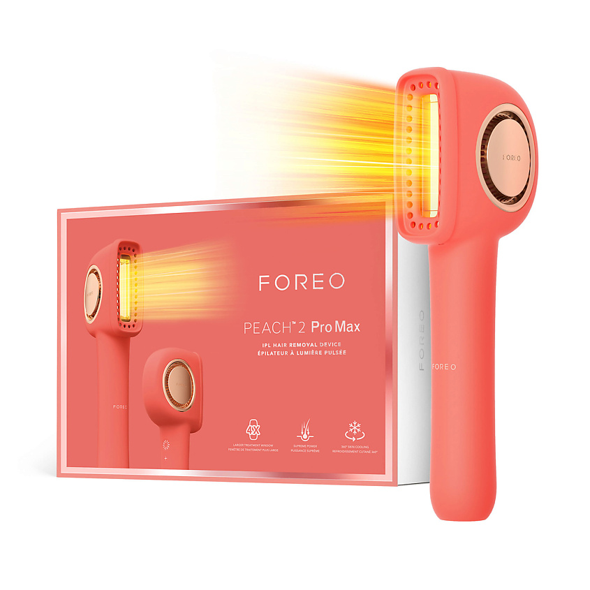 Изображение товара FOREO Фотоэпилятор PEACH 2 Pro Max для удаления волос на лице и теле, 1 шт.