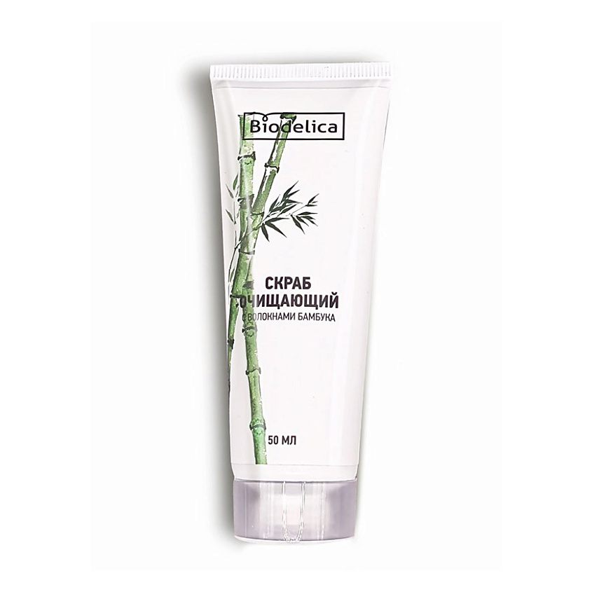 Изображение товара BIODELICA Скраб для лица с волокнами бамбука, 50 мл, очищение, бамбук