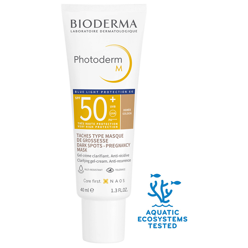 Изображение товара BIODERMA Солнцезащитный крем-гель Photoderm M SPF 50+ (темный оттенок), 40 мл