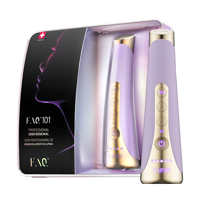 Изображение товара Массажер для лица FAQ 101 с RF и LED-терапией, для омоложения и обновления кожи