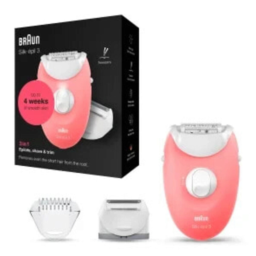 Изображение товара Эпилятор Braun Silk-épil 3-277 для тела с системой пинцетов белый