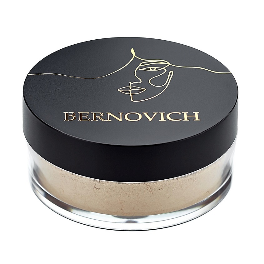 Изображение товара Пудра рассыпчатая BERNOVICH New № 03 с сиянием 7 г для лица женщин