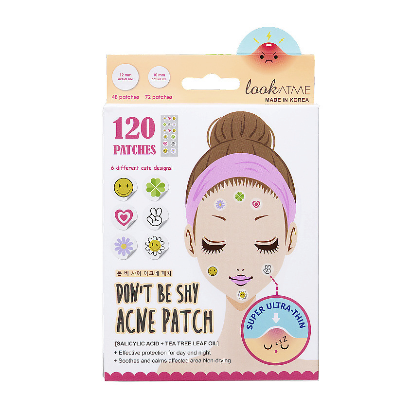 Изображение товара LOOK AT ME Патчи для проблемной кожи Don't Be Shy Acne Patch 8pcs, 8 шт.