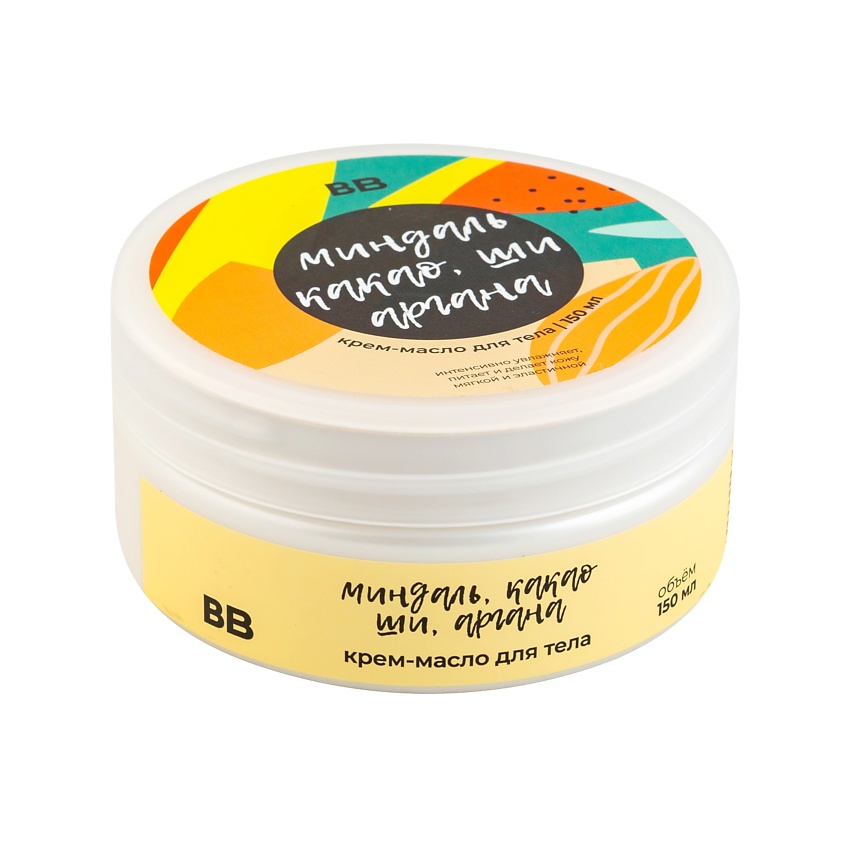 Изображение товара ВКУСВИЛЛ Крем-масло для тела "Ши-миндаль-какао", 150 мл