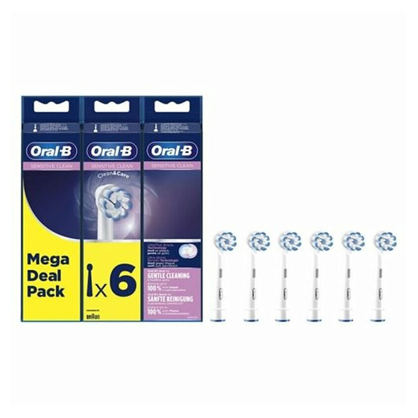 Изображение товара ORAL-B Насадки для электрической зубной щетки Pro Sensitive Clean, 6 шт.