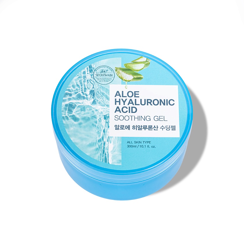 Изображение товара SEOHWABI Успокаивающий гель с алоэ и гиалуроновой кислотой /ALOE HYALURONIC ACID SOOTHING GEL, 300 мл