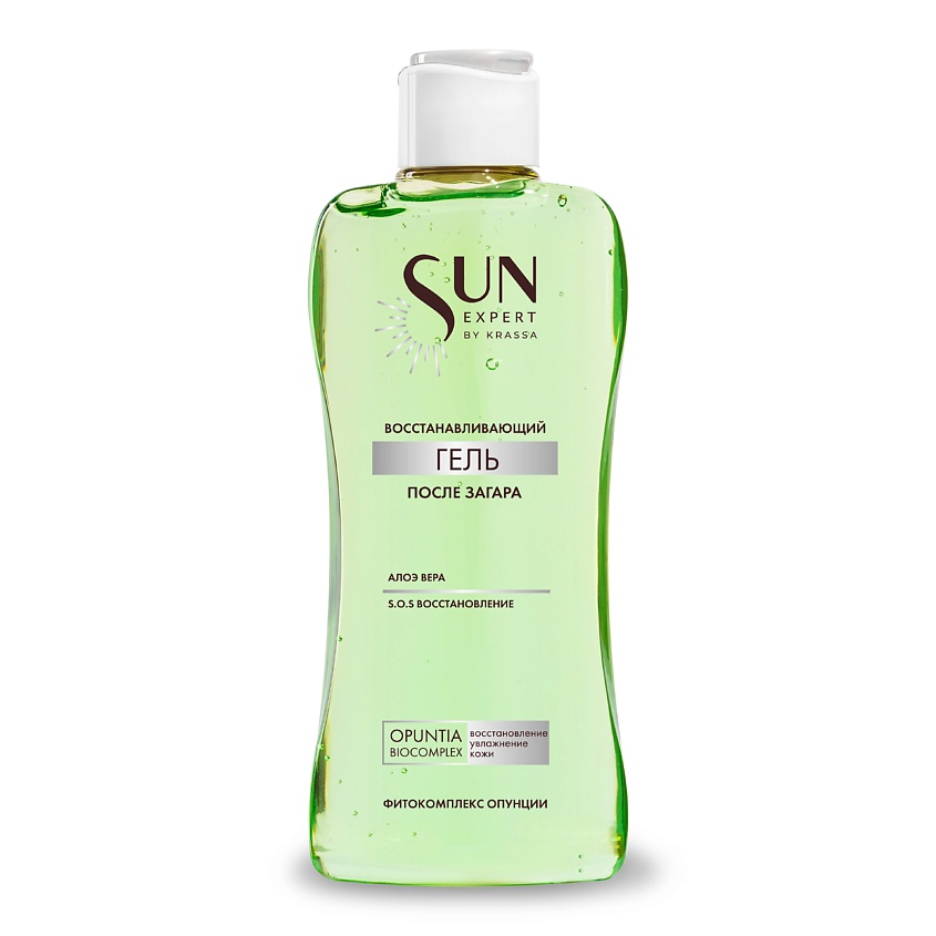 Изображение товара KRASSA SUN EXPERT Гель восстанавливающий после загара, 180 мл