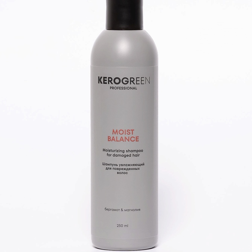 Изображение товара KEROGREEN Шампунь увлажняющий для поврежденных волос MOIST BALANCE, 250 мл