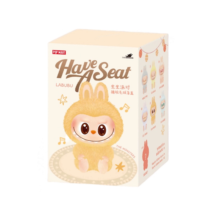 Изображение товара POP MART Игрушка Labubu The Monsters Have a Seat в слепой коробке 10 см коллекционная