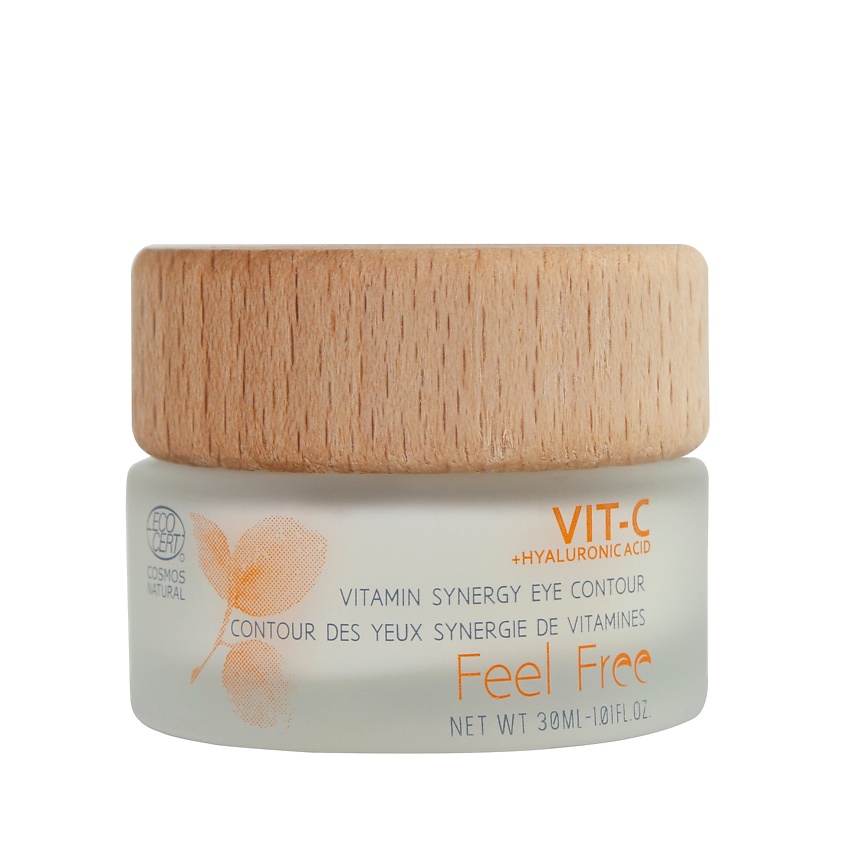 Изображение товара FEEL FREE Крем для кожи вокруг глаз серии ВИТАМИН С с витаминным комплексом и гиалуроновой кислотой, 30 мл