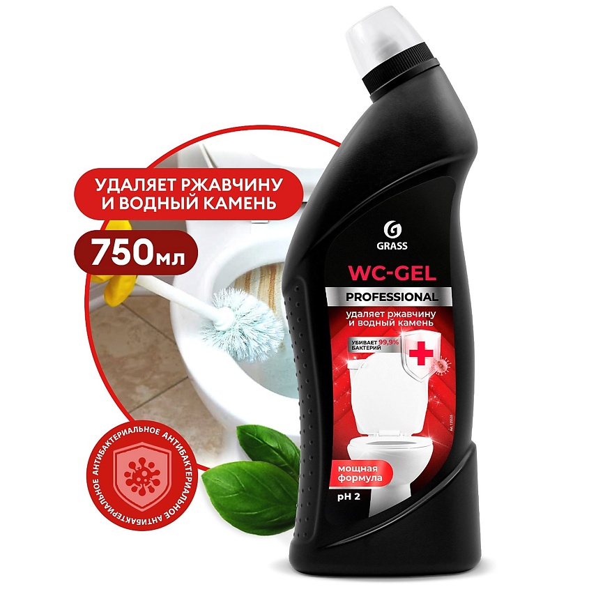 Изображение товара GRASS Чистящее средство "WC-gel" Professional, 750 мл