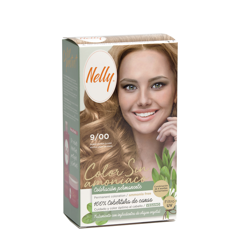 Изображение товара NELLY Краска для волос Color Sin Amoniaco, 9/00; Экстра - светлый -блонд; блонд