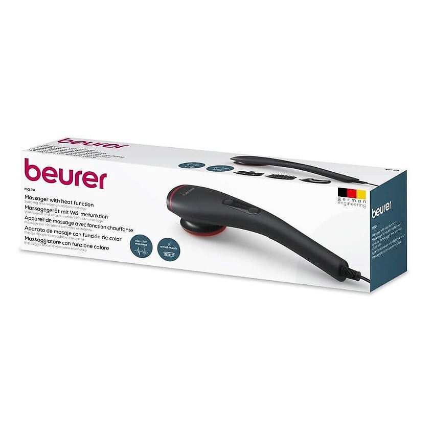 Изображение товара BEURER Массажёр MG 24 с функцией нагрева, Черный