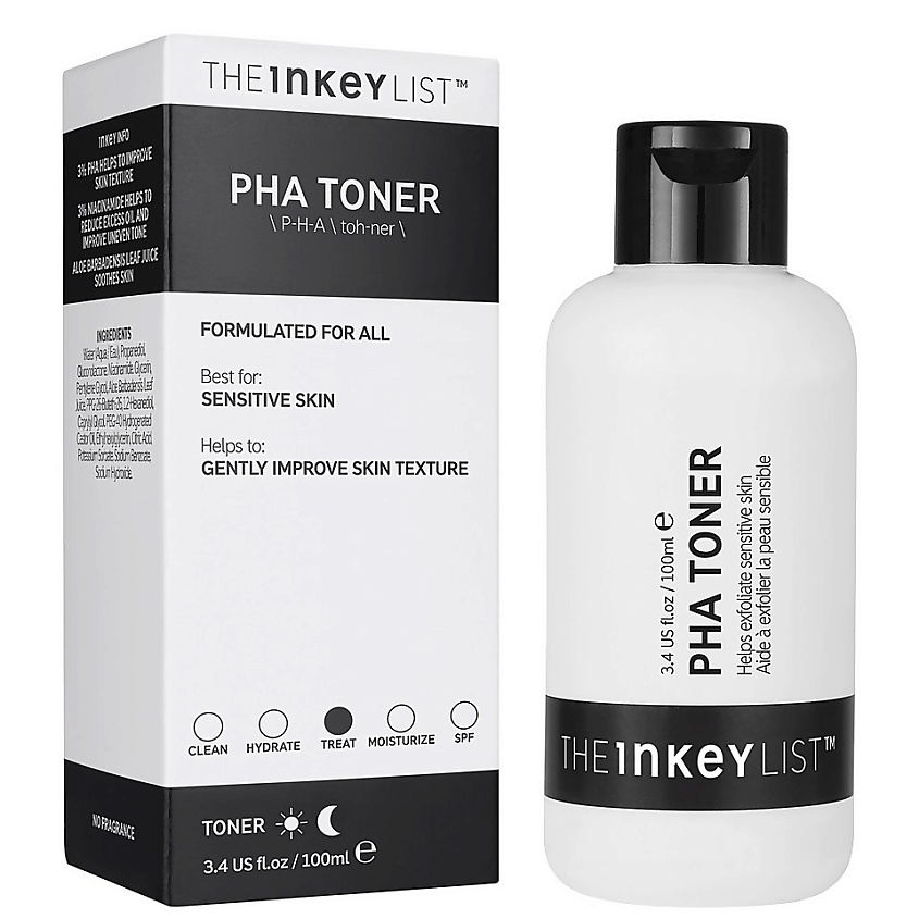 Изображение товара THE INKEY LIST Отшелушивающий кислотный тонер PHA Toner, 100 мл