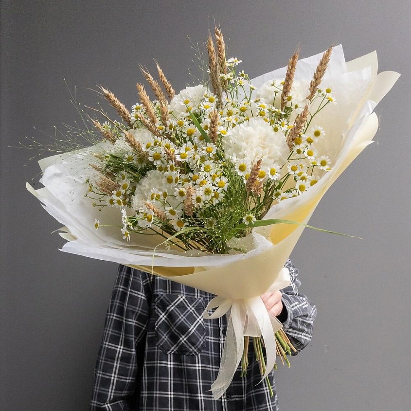 Изображение товара Букет ИВА Русская душа с ромашкой и колосками