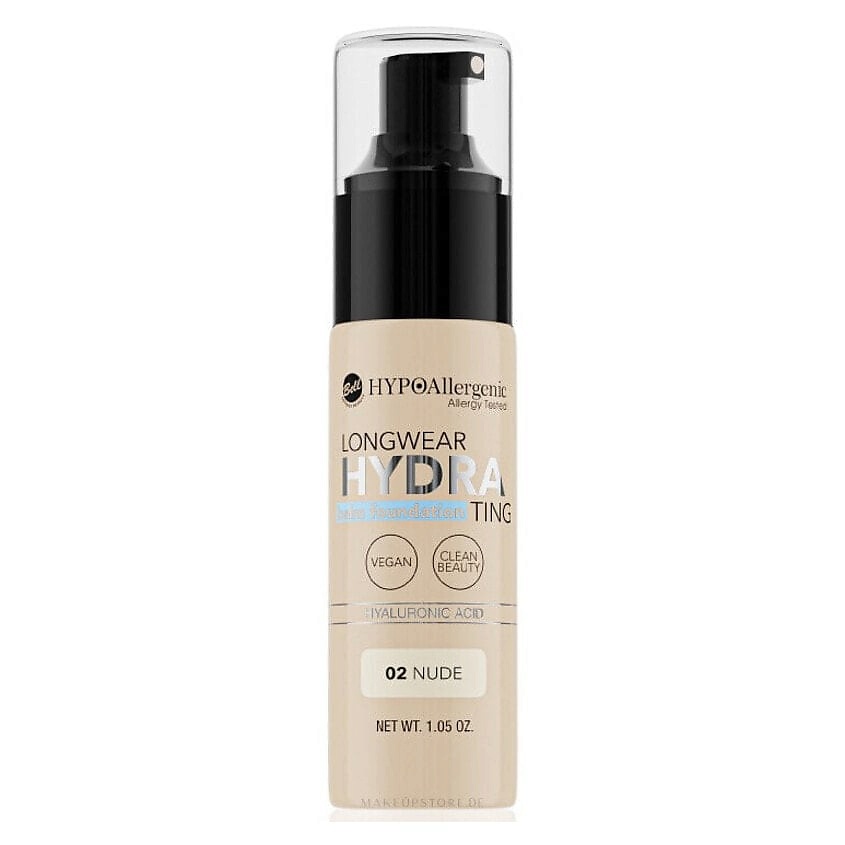 Изображение товара BELL Тональная основа HypoAllergenic Longwear Hydrating Balm Foundation, 02 - Nude