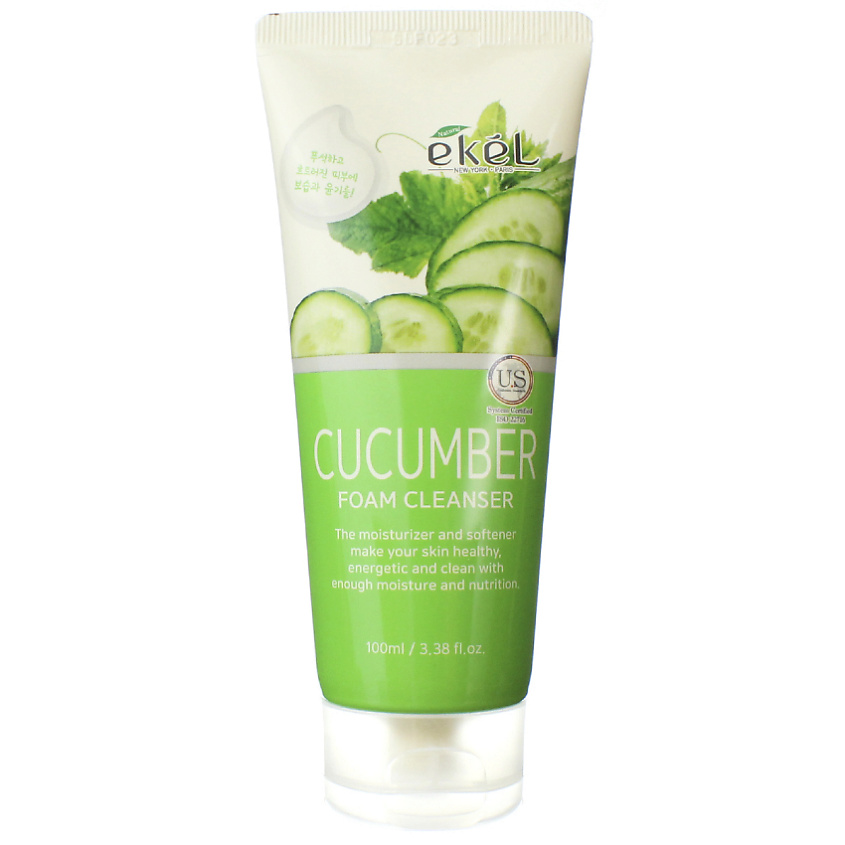 Изображение товара EKEL Пенка для умывания с Огурцом Увлажняющая Foam Cleanser Cucumber, 100 мл