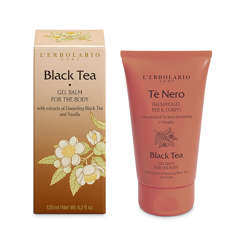 Изображение товара LERBOLARIO Гель-бальзам для тела "Черный чай" Black Tea Gel Balm, 125 мл