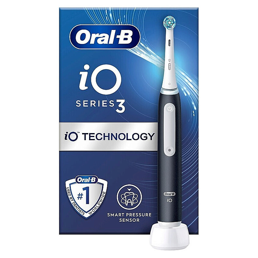 Изображение товара ORAL-B Электрическая зубная щетка iO Series 3 Ice Blue, Черный